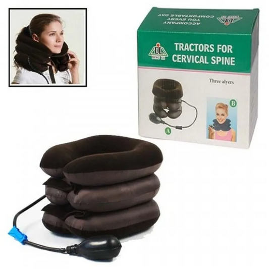 Almohada ortopédica inflable para cuello